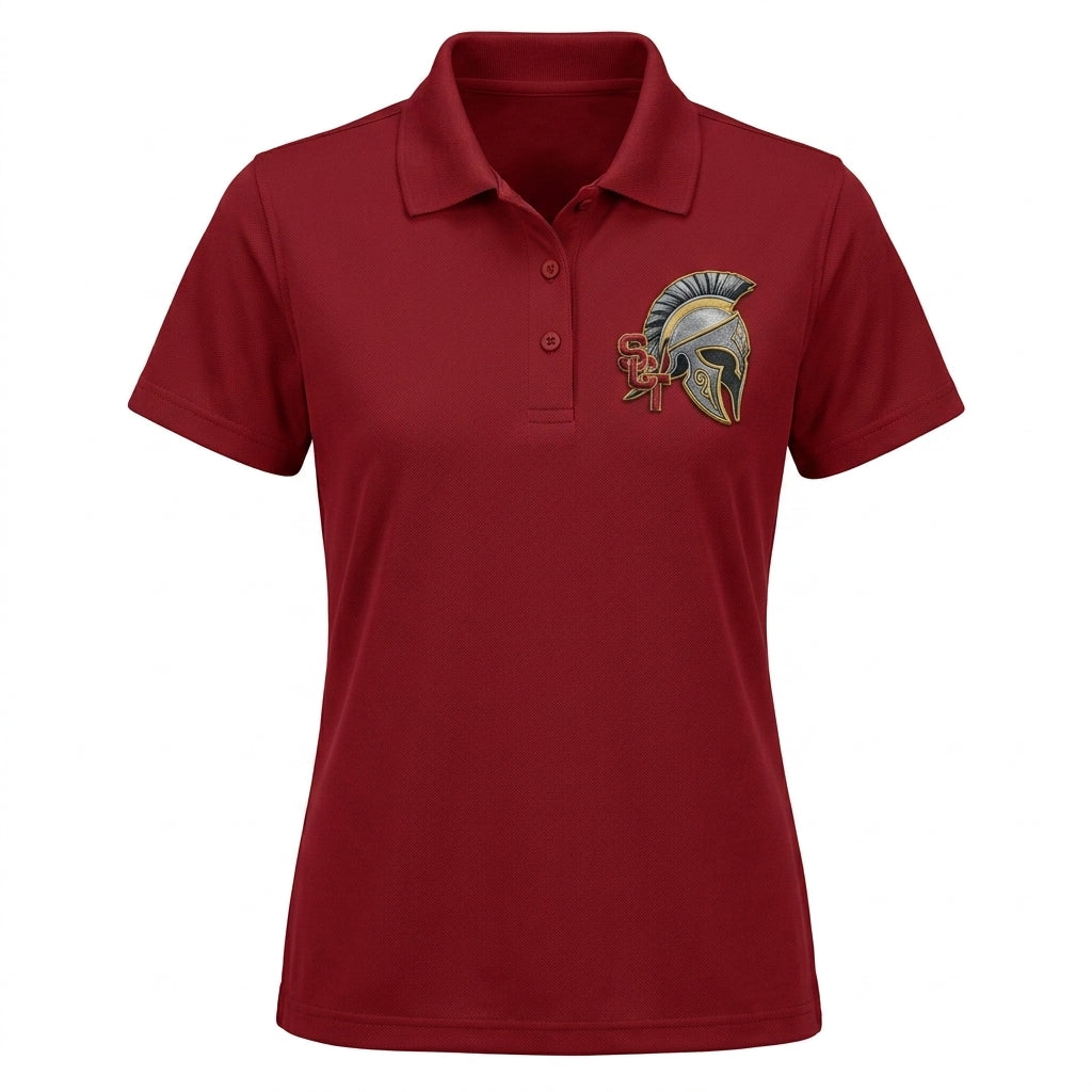 Siskiyou Trojans siskiyou trojans ladies performance sport shirt Crimson front