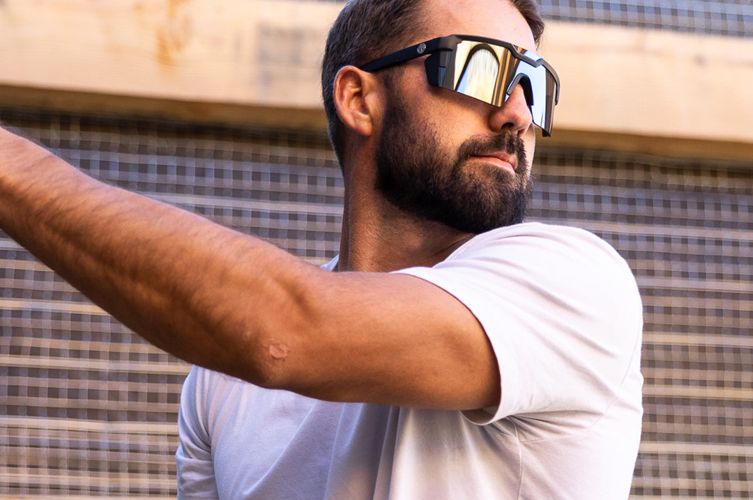 Heat Wave Visual Future Tech Silver sunglasses view 5