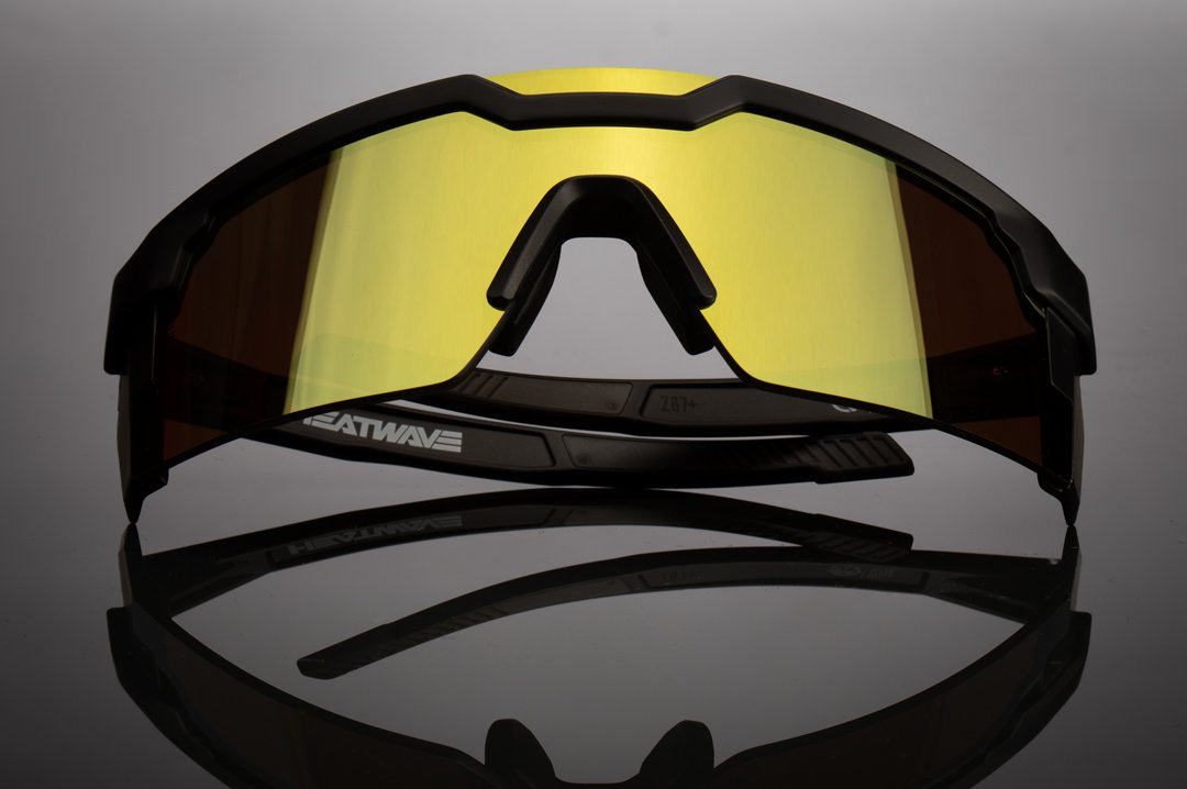 Heat Wave Visual Future Tech Gold sunglasses view 3