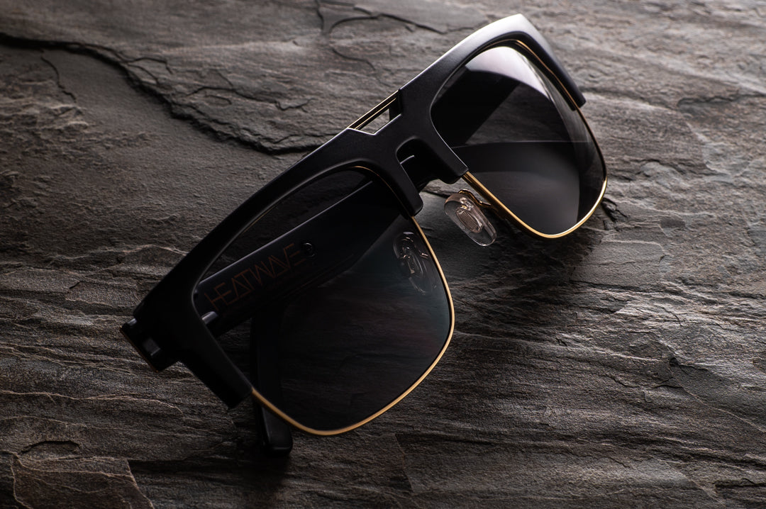 Heat Wave Visual Interceptor Black/Gold sunglasses view 4