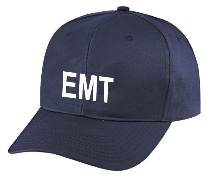 Black and Navy Caps with ID on Front