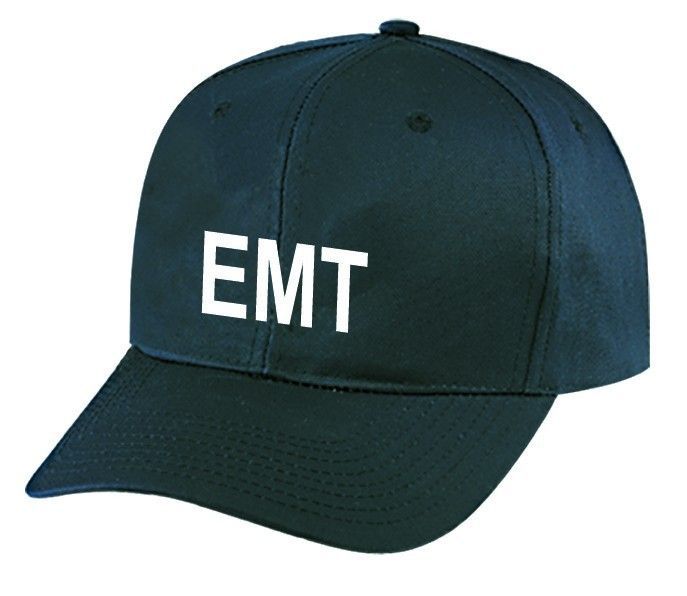 Black and Navy Caps with ID on Front