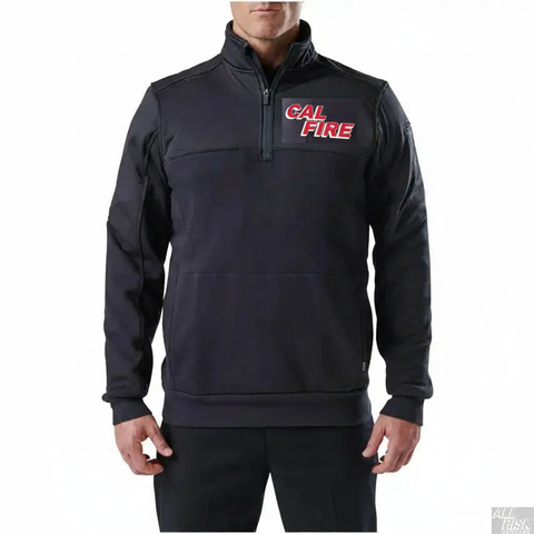 CAL FIRE 5.11 1/4 Zip Water Repellent Job Shirt