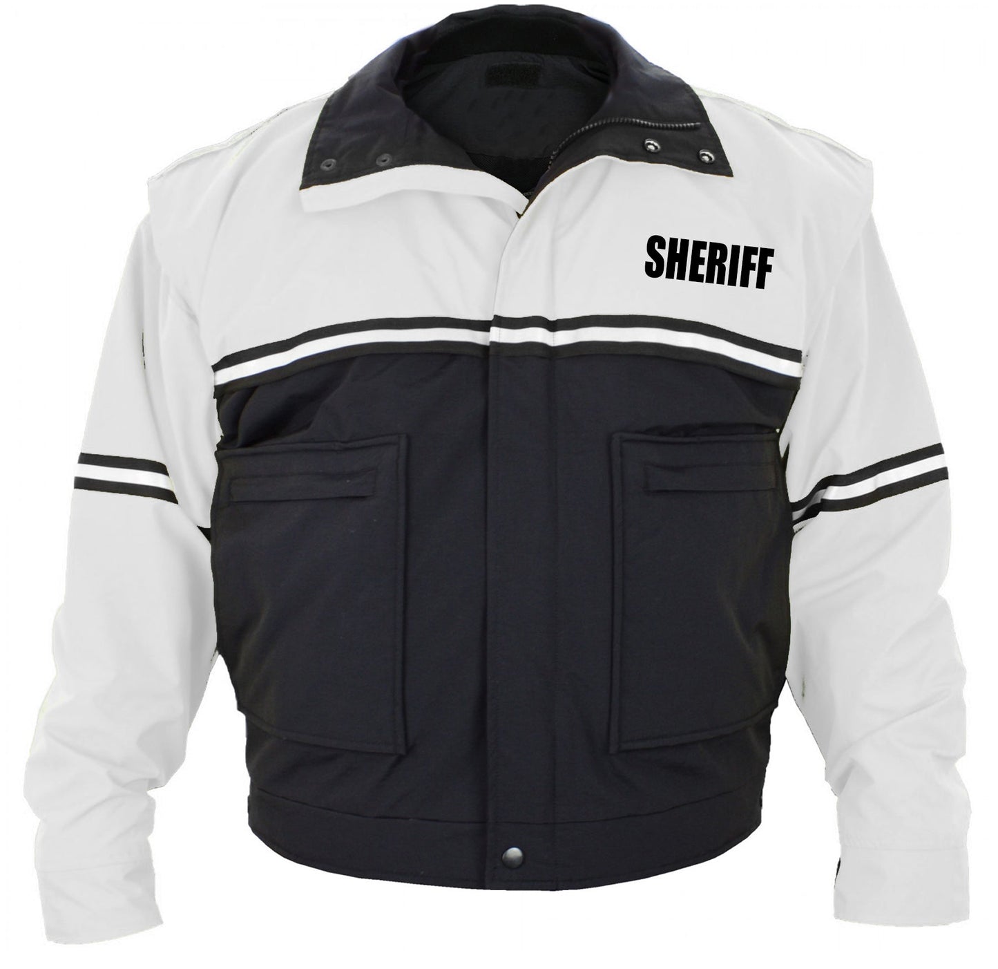 Two Tone Bike Jackets with Removable Liner (Sheriff ID)