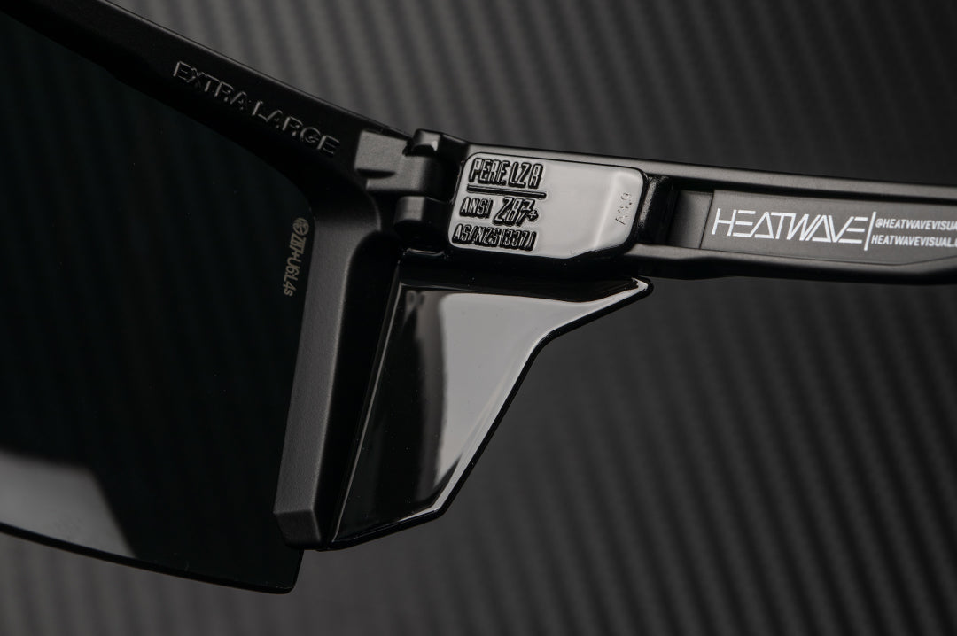 Heat Wave Visual Performance XL Lazer Face Black sunglasses view 4