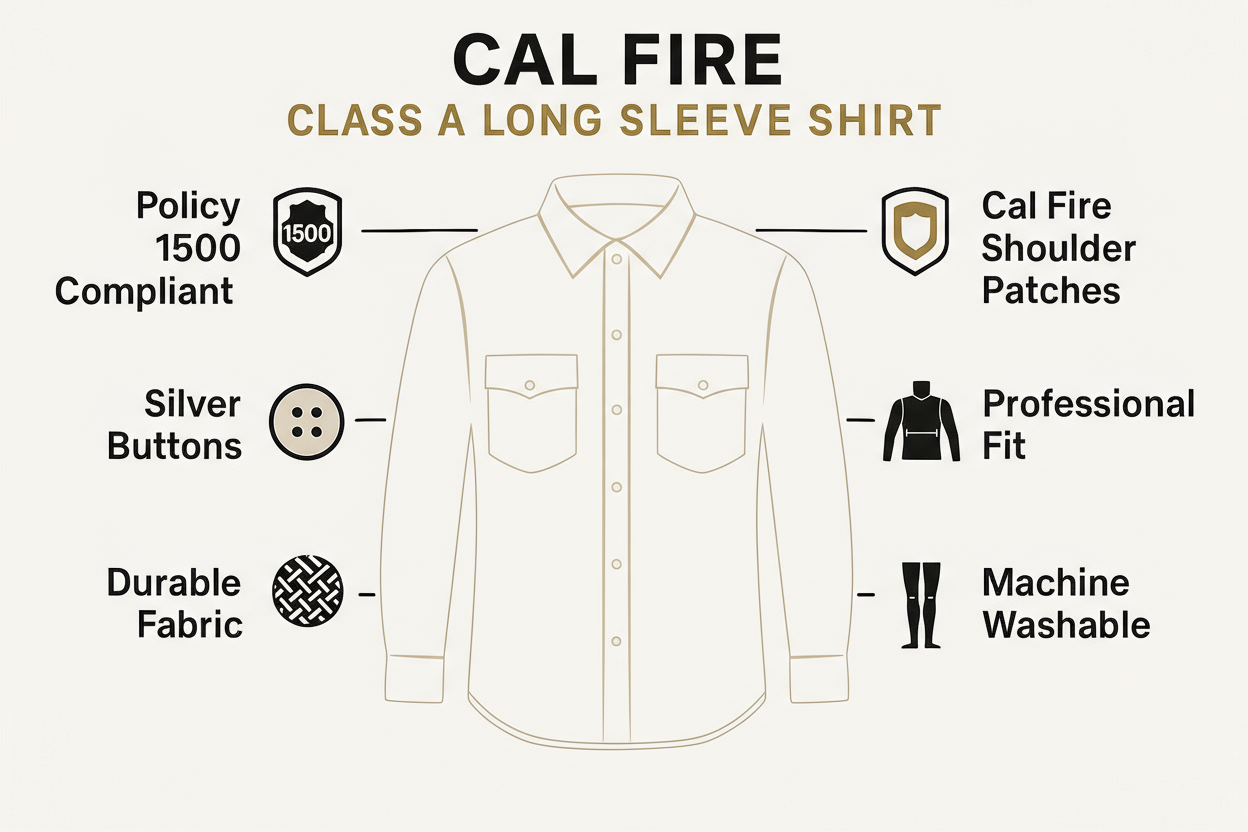 Long Sleeve White Shirt Features