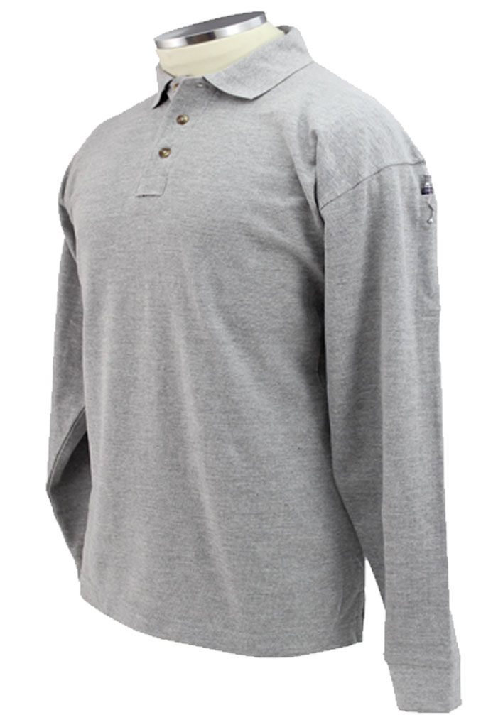 Preshrunk Poly Cotton Tactical Long Sleeve Polo Shirts (No ID)