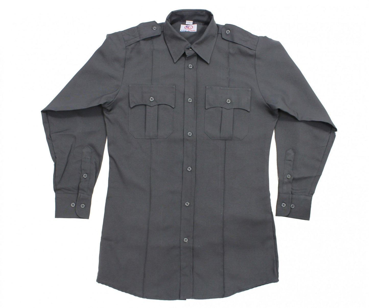 100% Polyester Zippered Long Sleeve Uniform Shirts