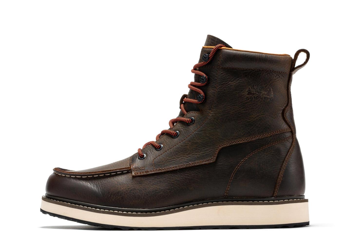 RockRooster Botas Pro Dark Brown Men's 6 inch Wedge Boots VBP601 (4)