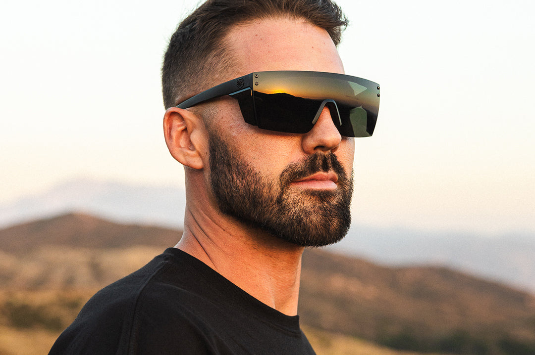 Heat Wave Visual Performance XL Lazer Face Ultra Black sunglasses view 8