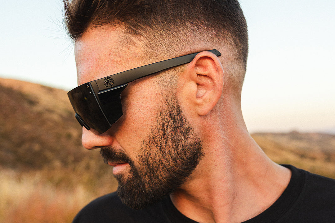 Heat Wave Visual Performance XL Lazer Face Ultra Black sunglasses view 9