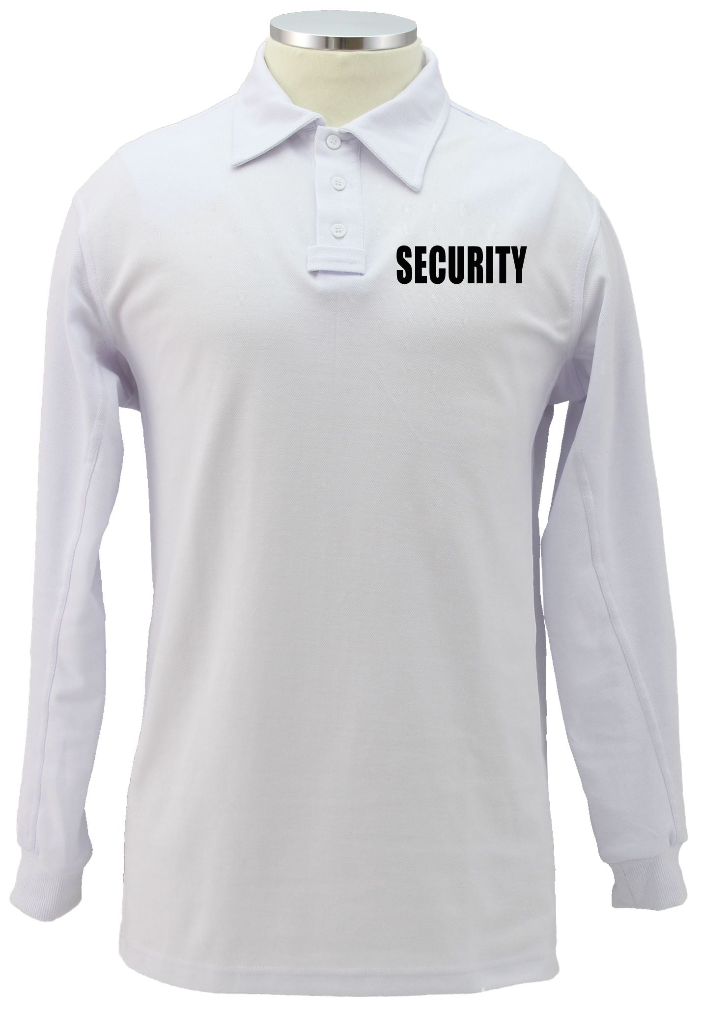 Tactical Performance Long Sleeve Polo Shirt (Security ID)