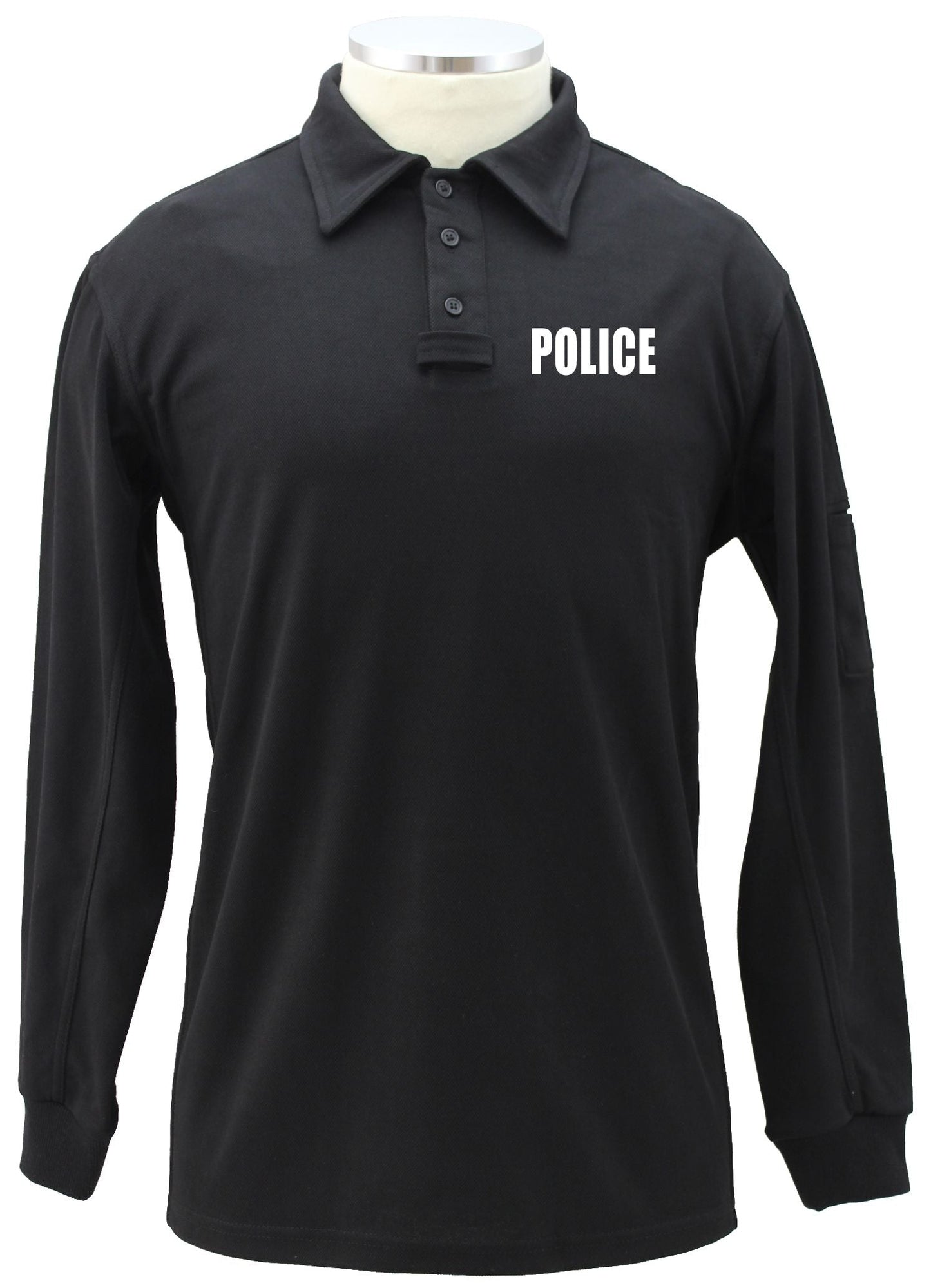 Tactical Performance Long Sleeve Polo Shirt (Police ID)