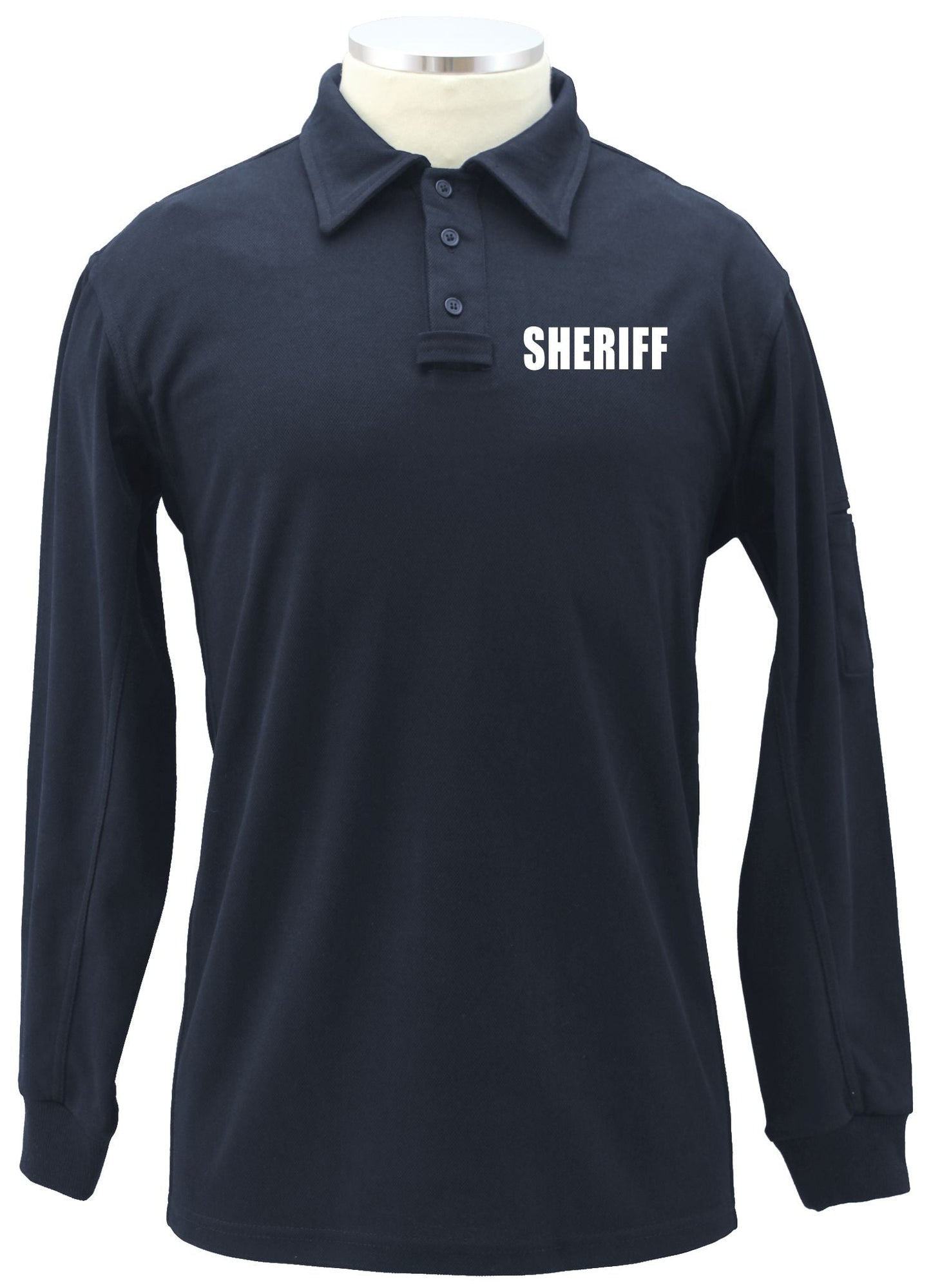 Tactical Performance Long Sleeve Polo Shirt (Sheriff ID)