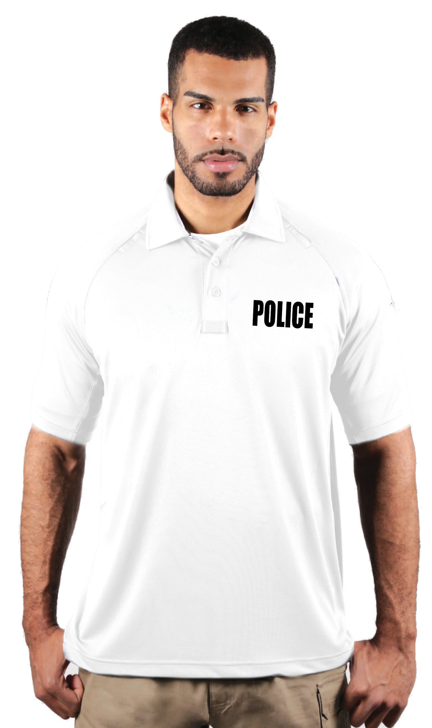 Men's Tactical Short Sleeve Polo (Police ID)