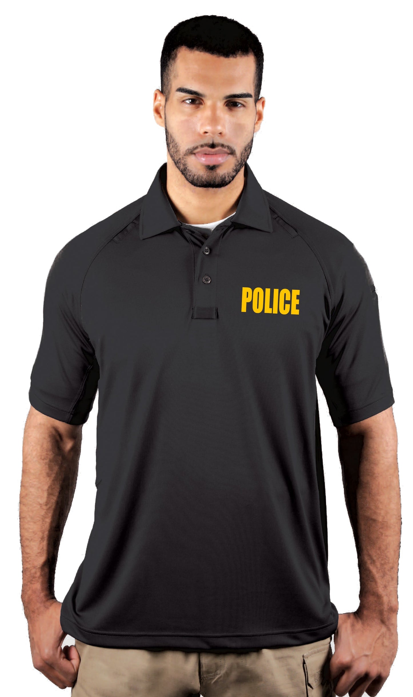 Men's Tactical Short Sleeve Polo (Police ID)