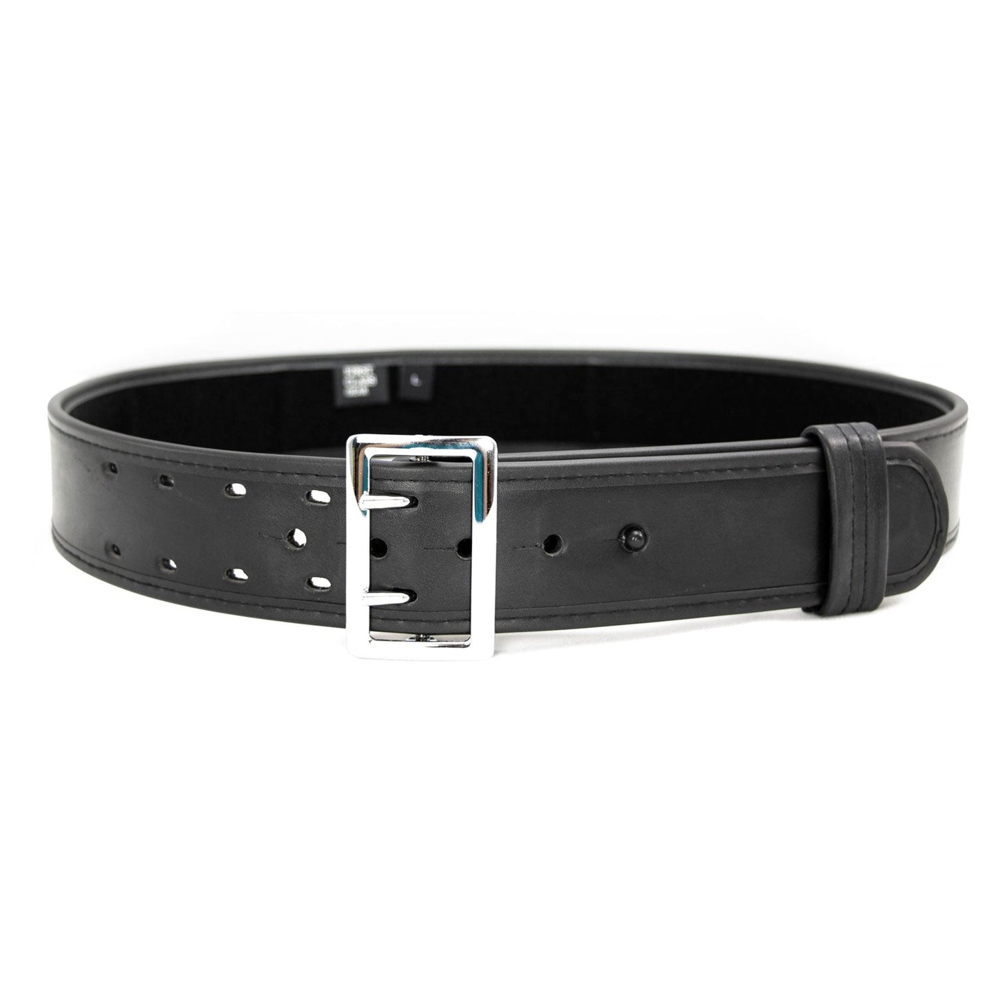2.25" Synthetic Leather Duty Belt - Nickel Buckle