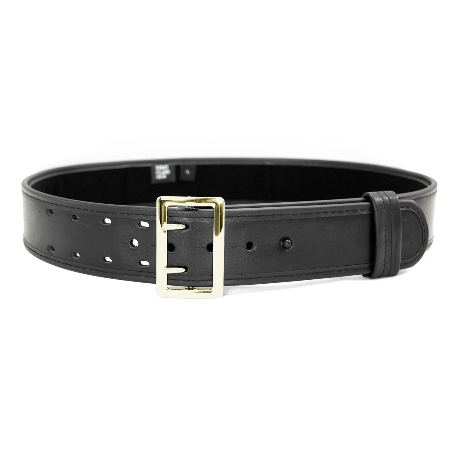 2.25" Synthetic Leather Duty Belt - Brass Buckle