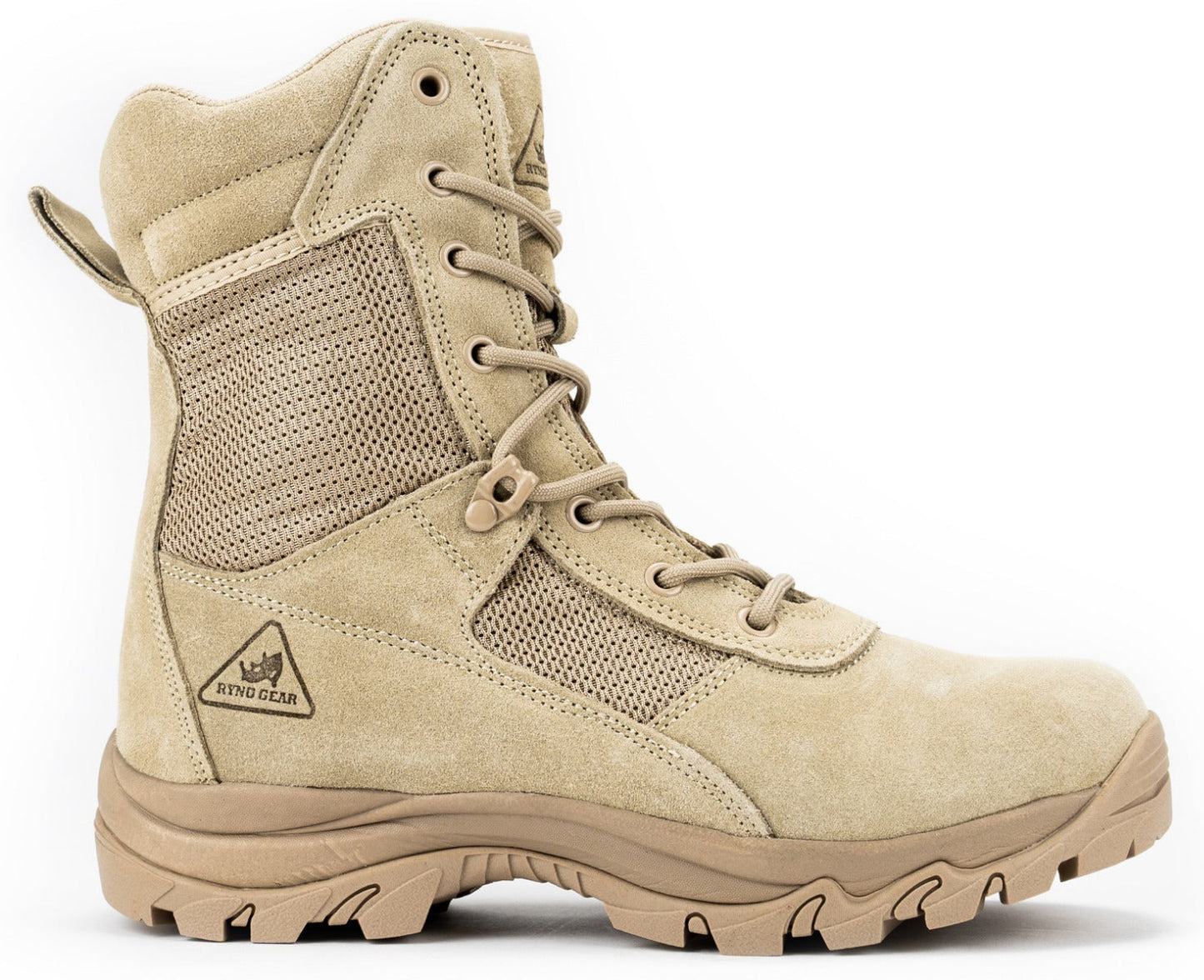 8" CoolMax Tactical Combat Boots (Beige)