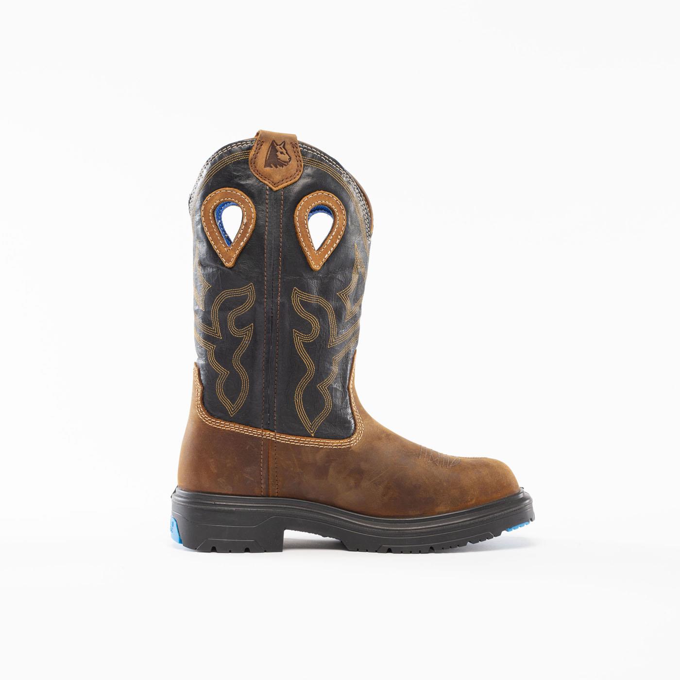 Steel Blue - Blue Heeler Men's Steel Toe Electrical Hazard Waterproof Western