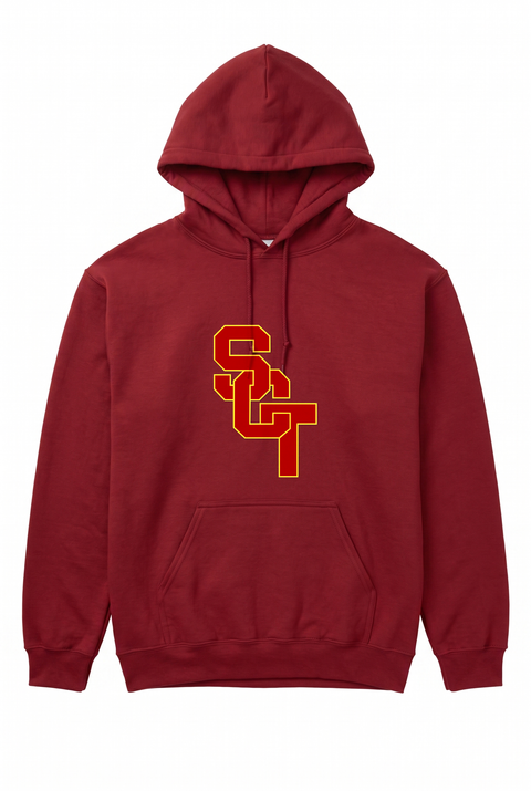 Siskiyou Trojans Pullover Hoodie – Cardinal
