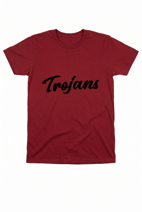 Siskiyou Trojans Softstyle Tee – Cardinal