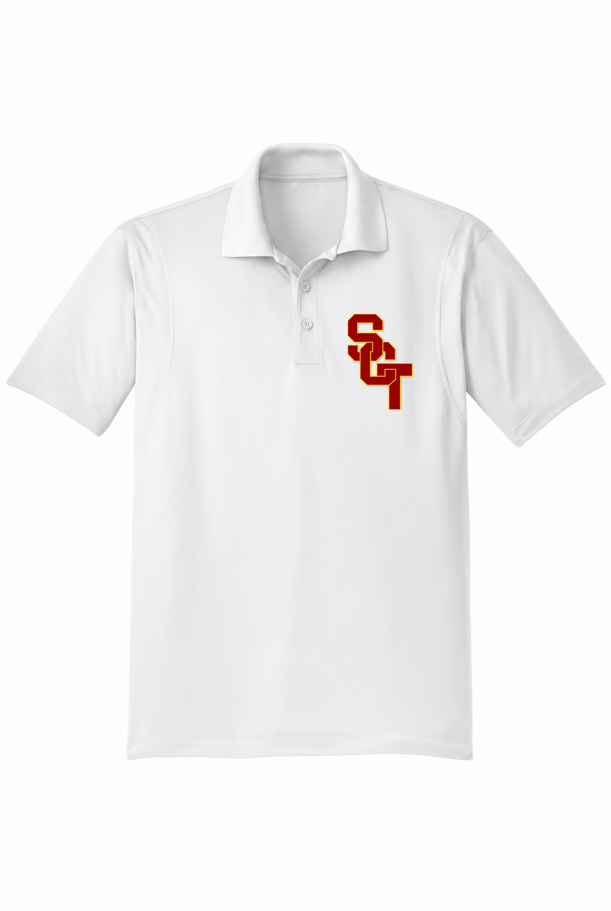 Siskiyou Trojans Men's Sport-Tek Polo – White