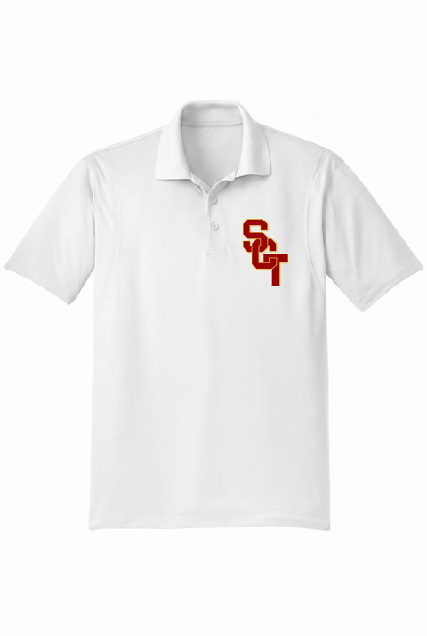 Siskiyou Trojans Men's Sport-Tek Polo – White
