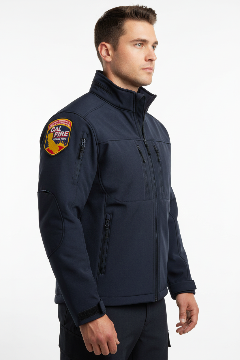 Side profile with CAL FIRE patches