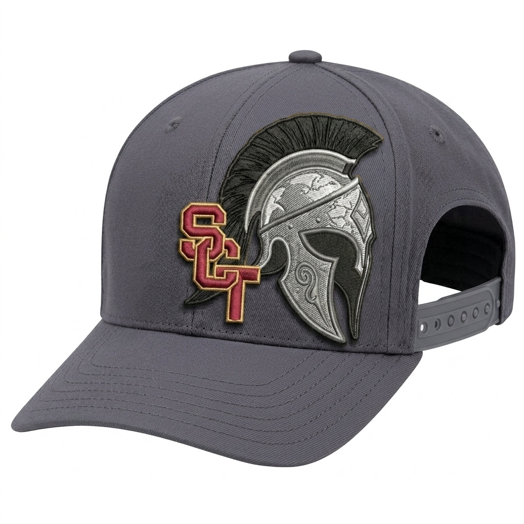 Siskiyou Trojans snapback-5panel-pro Dark Gray side