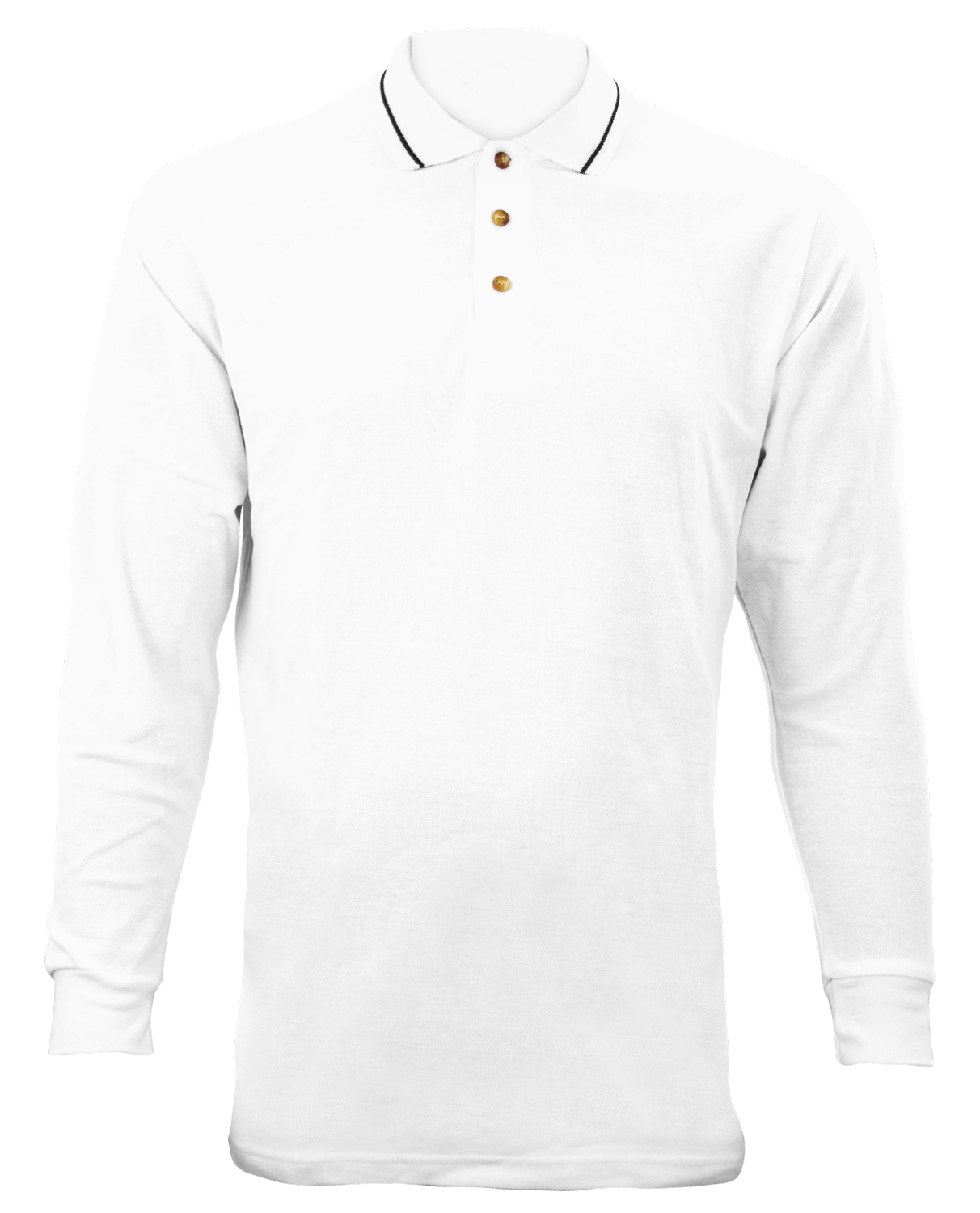 Poly Cotton Long Sleeve Security ID Polo Shirt