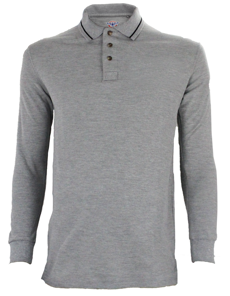 Poly Cotton Long Sleeve Security ID Polo Shirt
