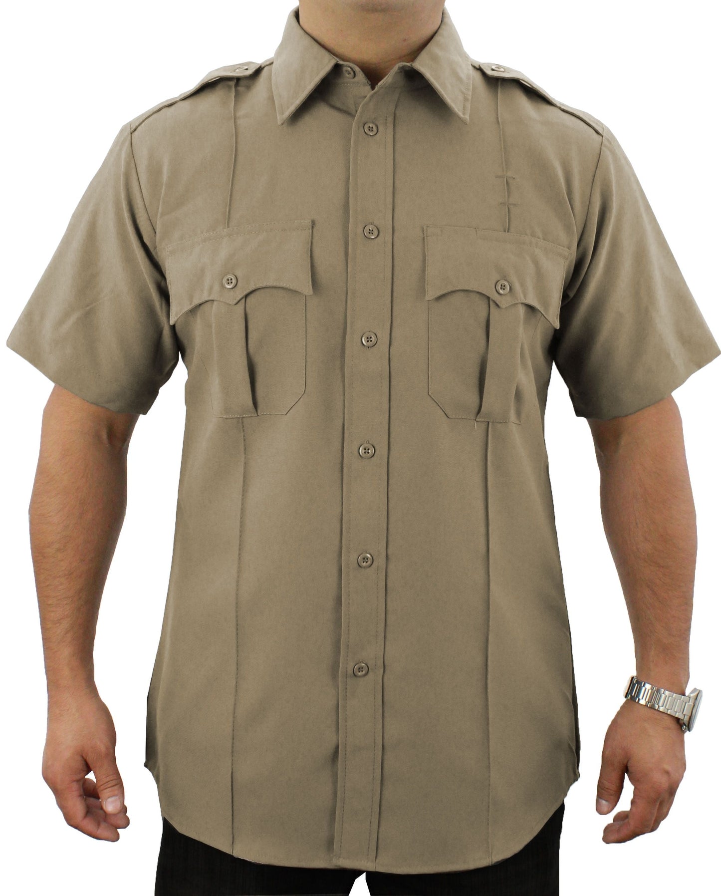 100% Polyester Short Sleeve Uniform Shirts