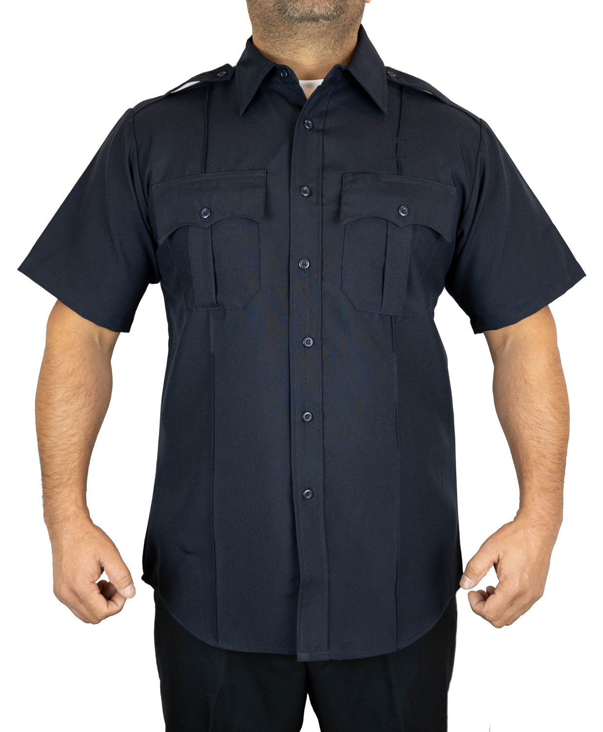Poly Cotton Short Sleeve Uniform Shirts