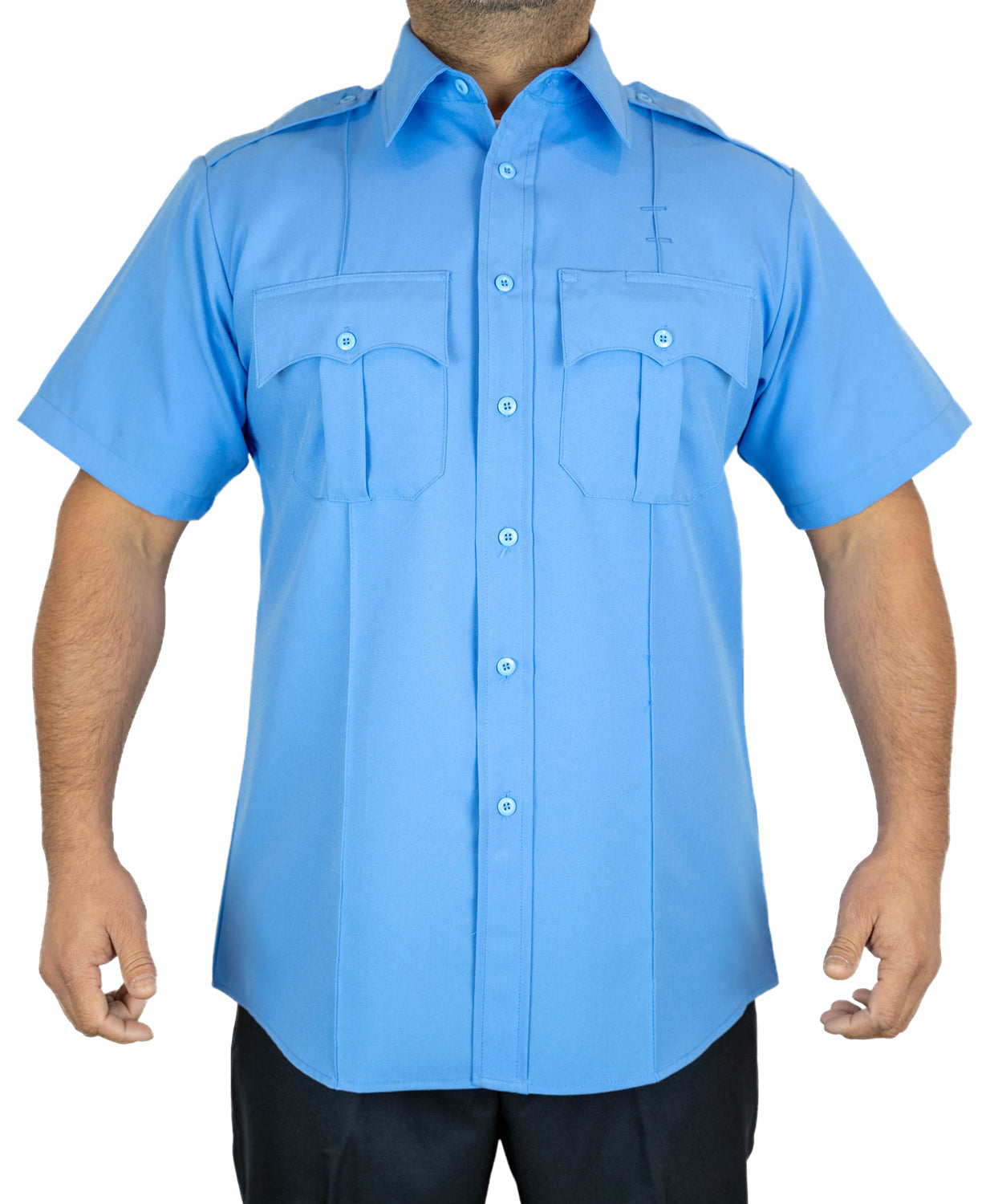 Poly Cotton Short Sleeve Uniform Shirts