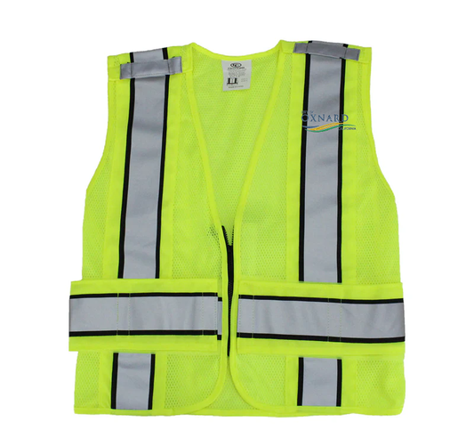 Reflective Duty Vests Plain and ID (Lime Green) (SV36)