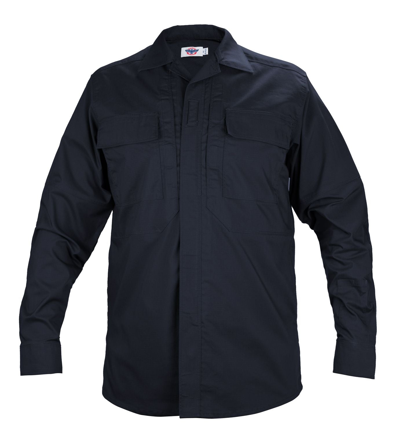 Long Sleeve Zippered Tactical Poly Cotton Rip-Stop BDU Shirt