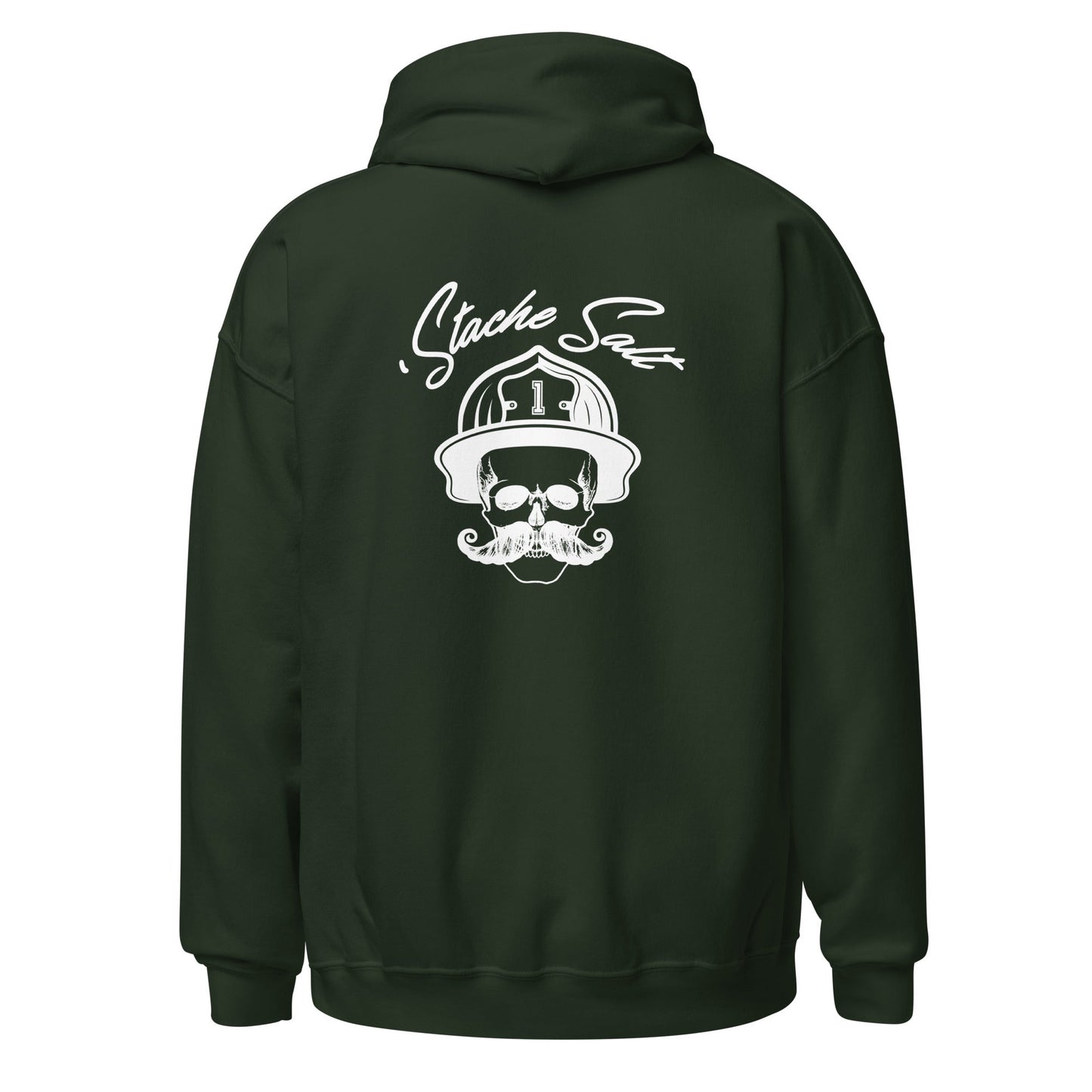 Stache Salt 2025 OG Green Hoodie — back view