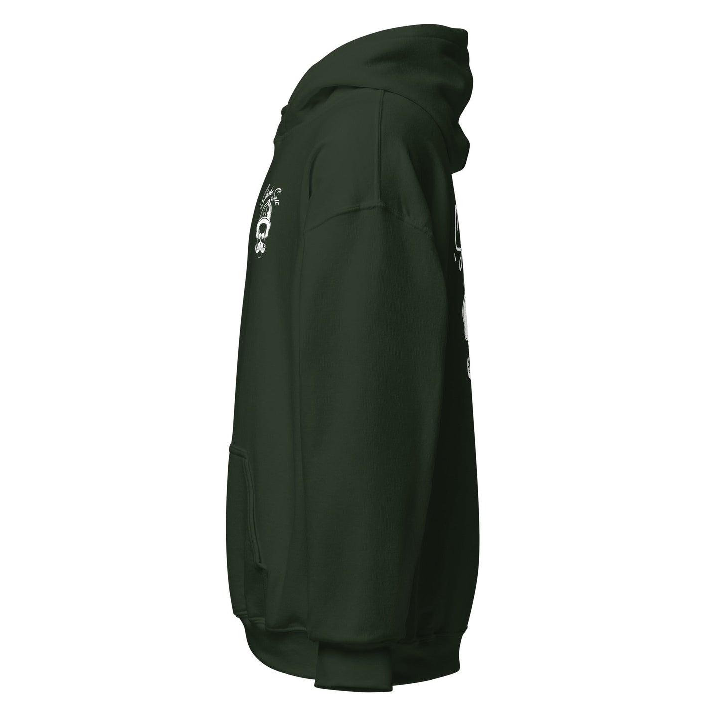Stache Salt 2025 OG Green Hoodie — side view