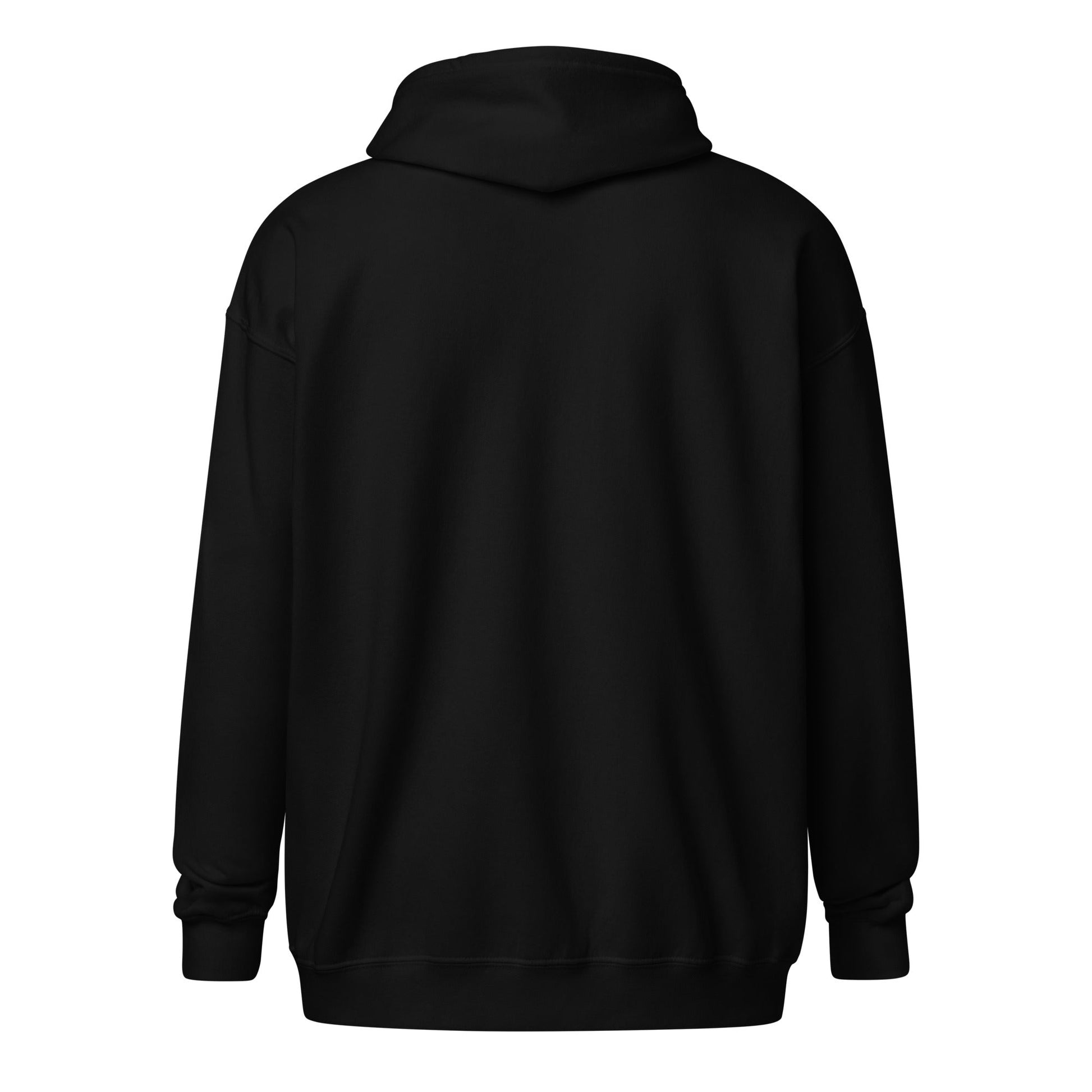 Stache Salt 2025 OG Zip Up Hoodie in Black — back view