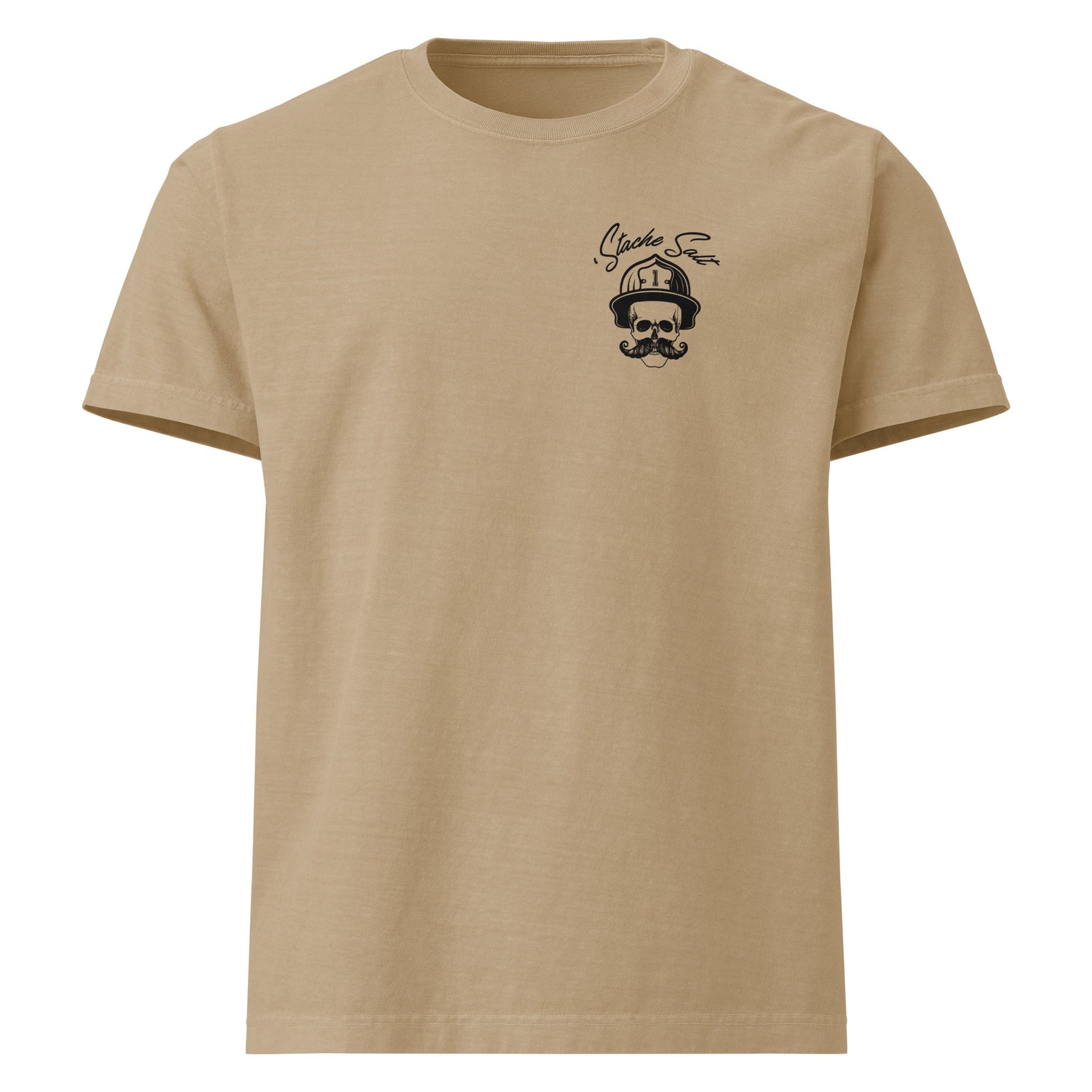 Stache Salt 2025 OG Salty Tee in Khaki — front view