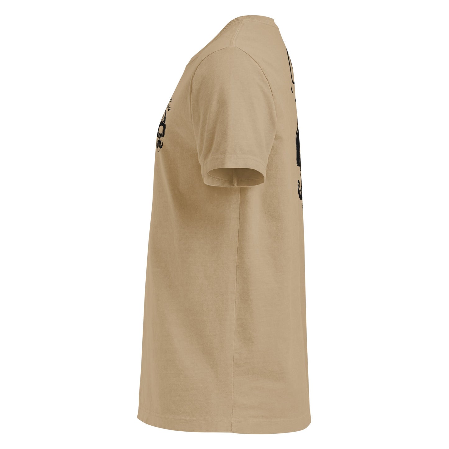 Stache Salt 2025 OG Salty Tee in Khaki — side view