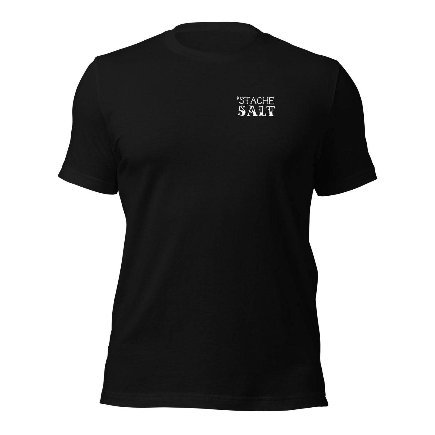 Stache Salt Salty Flush Tee in Black — front view
