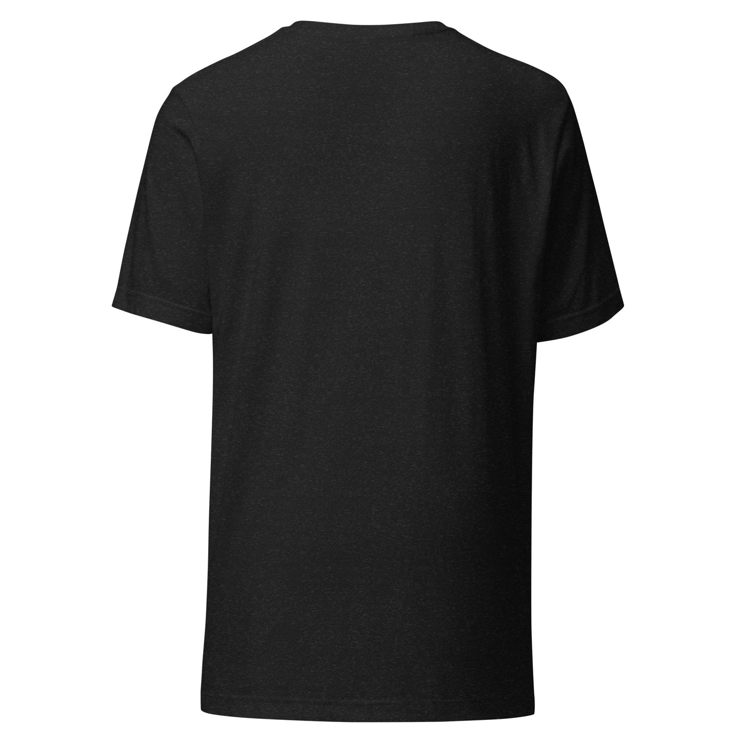 Stache Salt Send Me Tee in Black Heather — back view