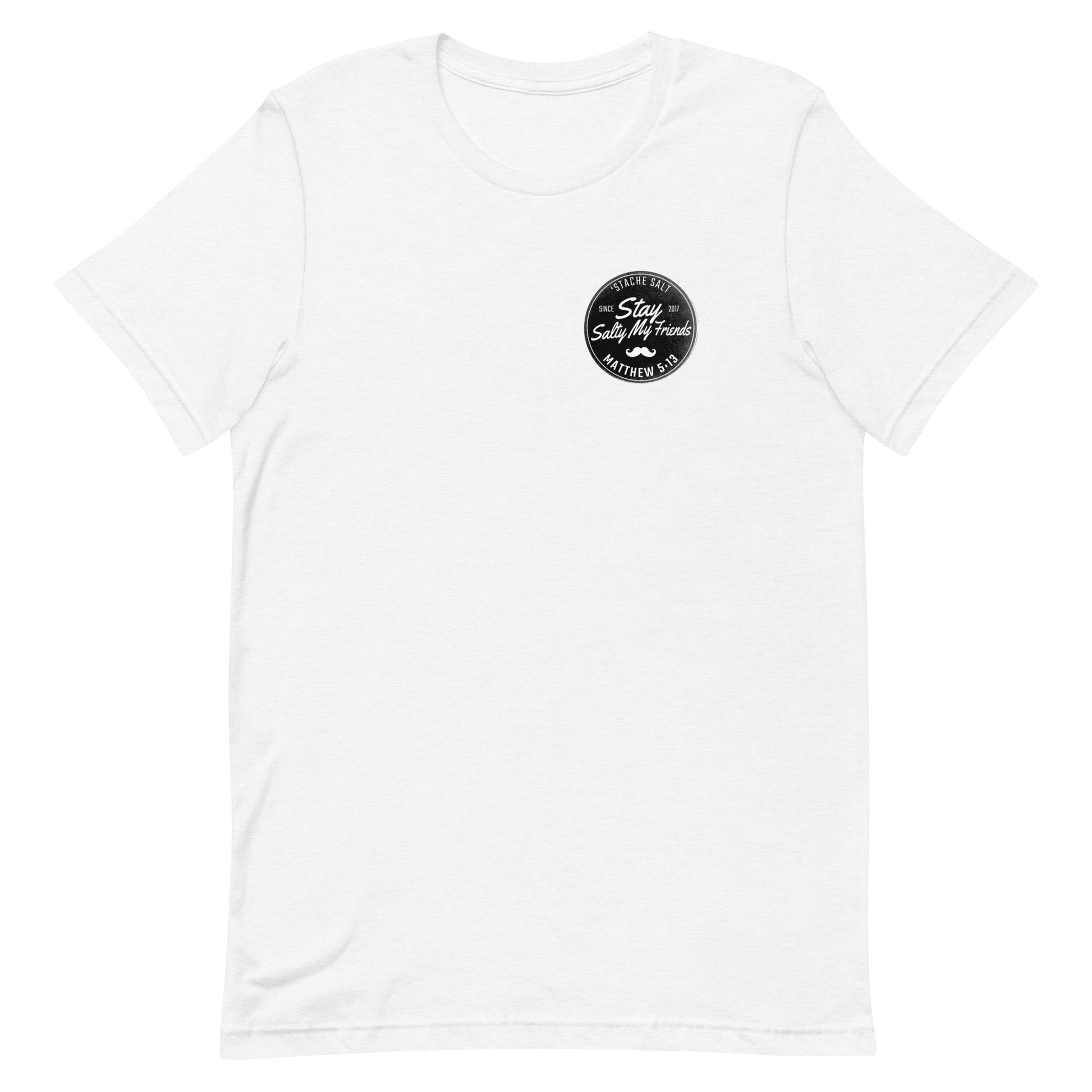 Stache Salt Bad Copy Tee in White — front view