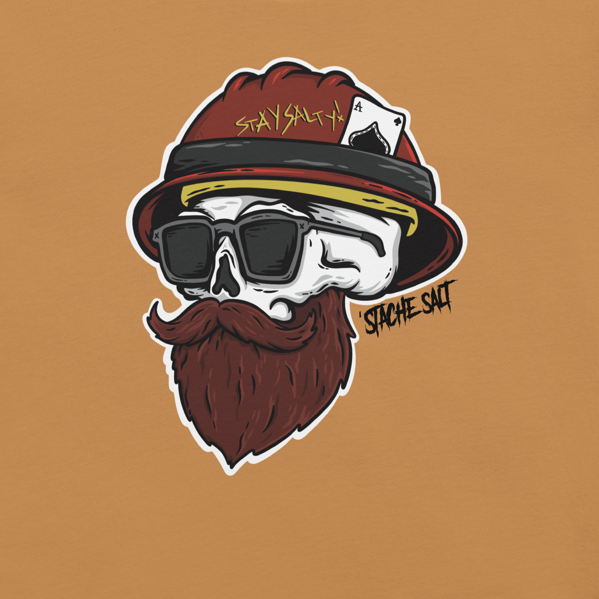 Stache Salt Hot Shot Tee — front view (2)