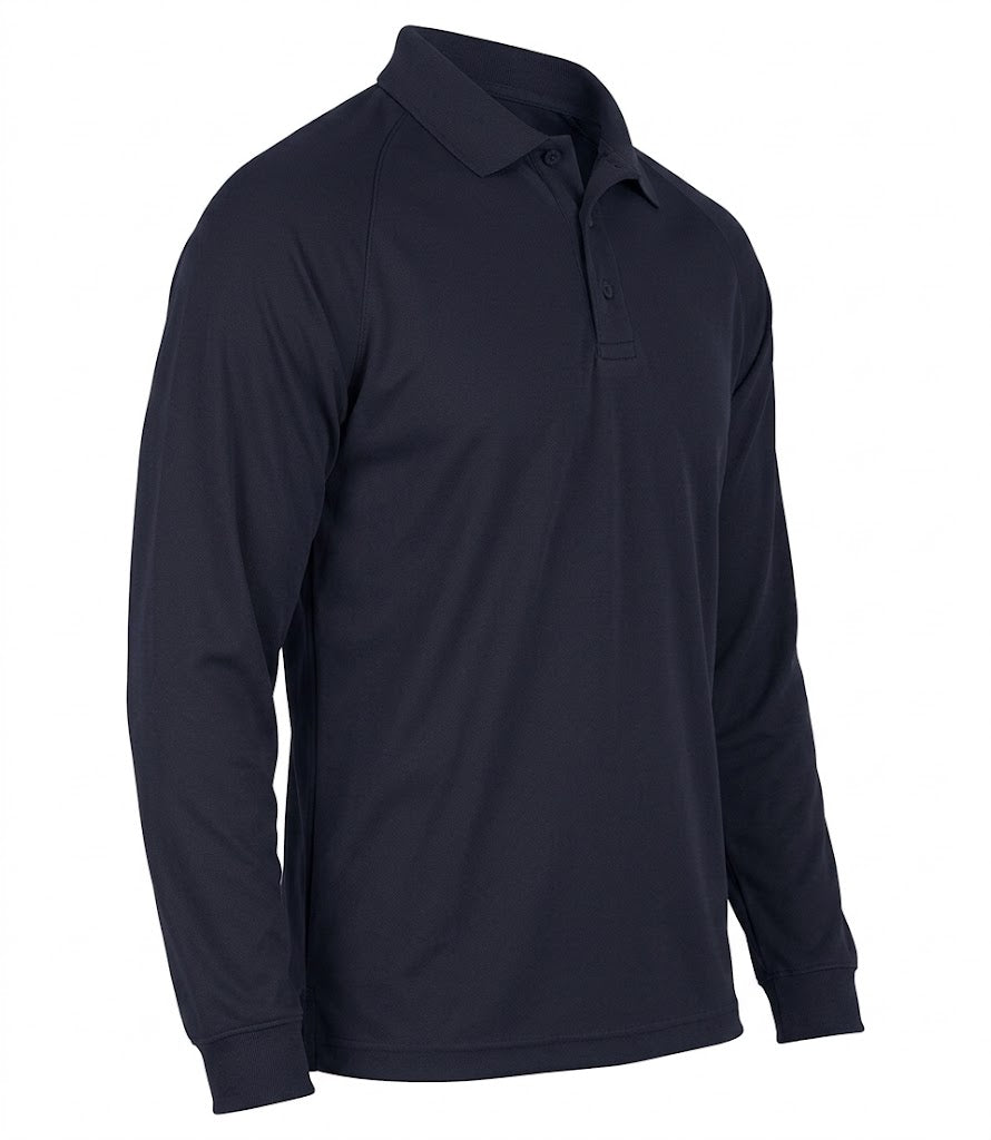 CAL FIRE First Tactical Men’s Performance Long Sleeve Polo - back view