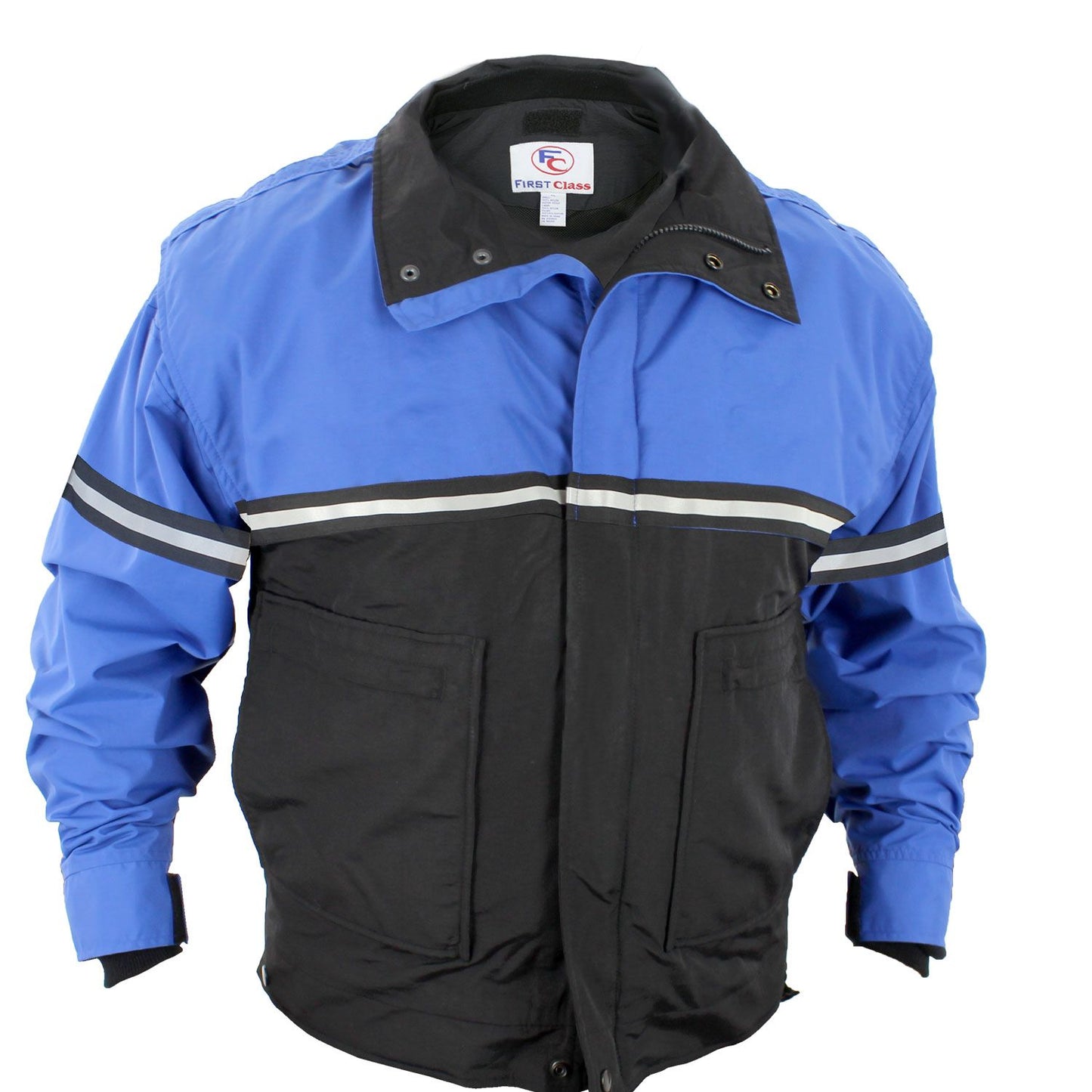 Waterproof Zip-Off Sleeve Bike Patrol Jacket with Removable Liner