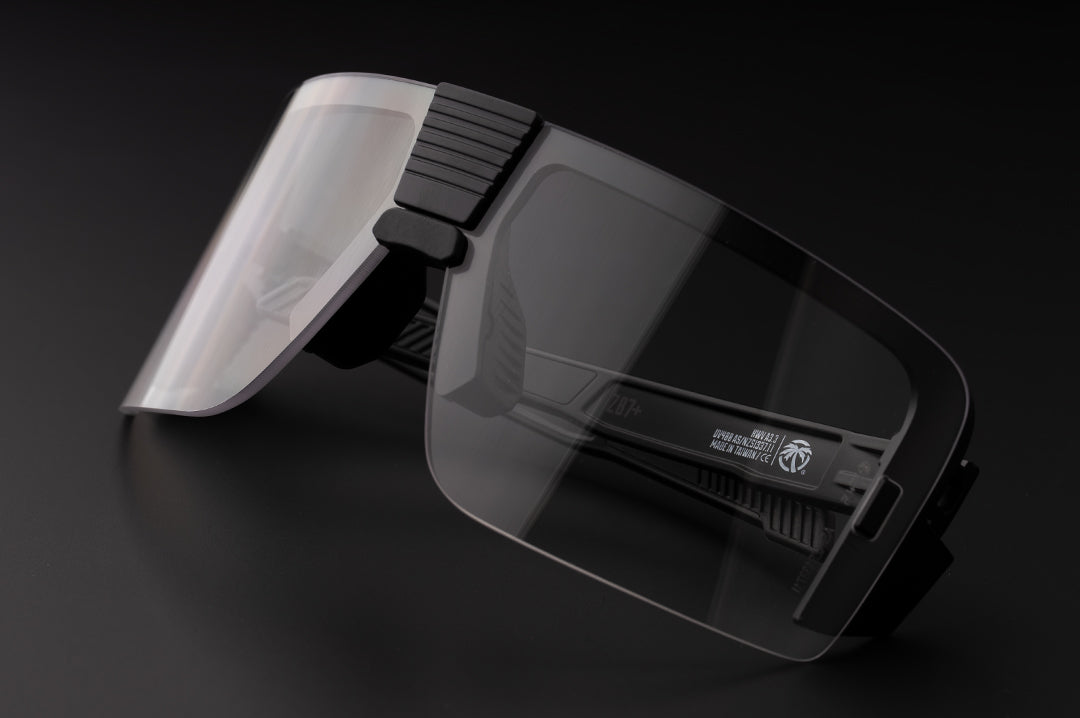 Heat Wave Visual Vector Clear sunglasses view 4