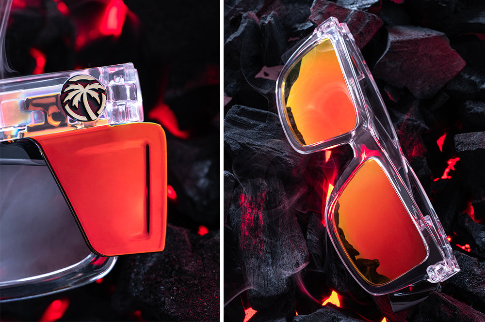 Heat Wave Visual Performance XL VISE Frame Vapor Clear Frame Sunblast Lens sunglasses view 5